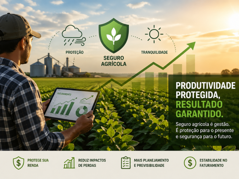 Produtores com e sem seguro: o que muda no faturamento?
